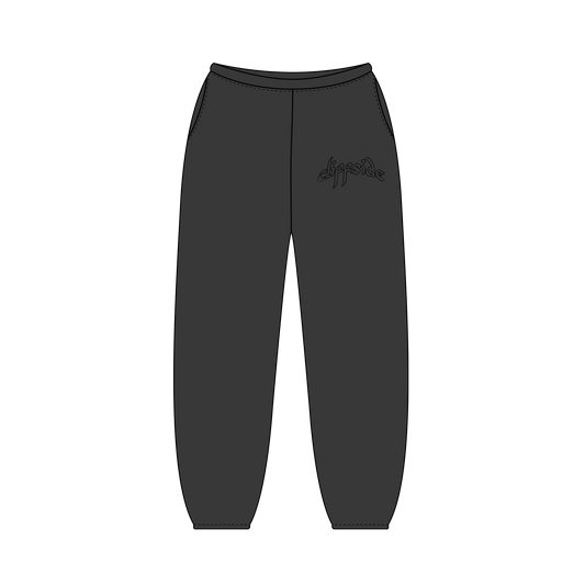 Ash Grey "Grunge Butterfly" Joggers